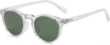 Vintage Polarized Sunglasses for Men round Sunglasses UV400 Protection Retro Han
