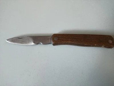 Originales DDR Handwerker Elektriker Taschenmesser mit Holzgriff - Bild 1 von 4