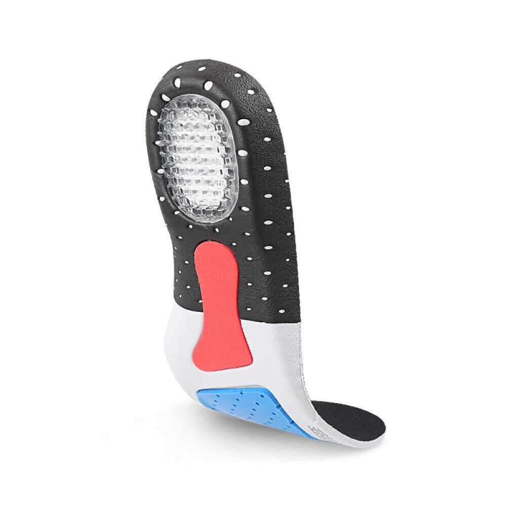 Men Insoles Gel Orthotic Sport Running Insert Shoe Pad Arch Support Heel Cushion