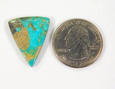 Natural Kingman Turquoise Fancy Shape Cabochon Gemstone 11.60 Ct D0=205