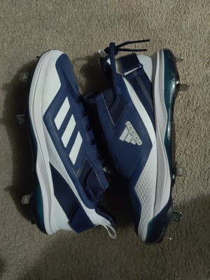 Adidas Icon 7 Boost   Men's Metal Baseball Cleats Size 8.5 Navy Blue S23851 