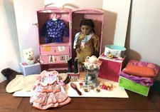 American Girl Pleasant Company Kaya Doll w/Accesories & A Steamer Trunk