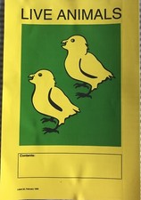 Live Animals Sticker Mailing Contents Label
