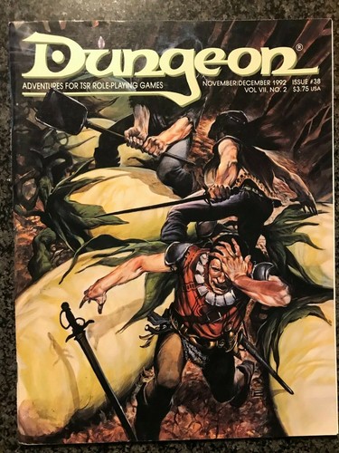 ✰SHIPS FREE/US✰  AD&D/D&D ✰ DUNGEON Magazine # 38 ✰ Forgotten Realms/Ravenloft++ - Picture 3 of 7