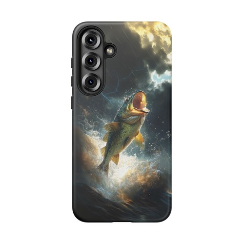 Big Mouth Bass Fish Thunderstorm River - Phone Case for iPhone, Galaxy, Pixel - 第 186/281 張圖片