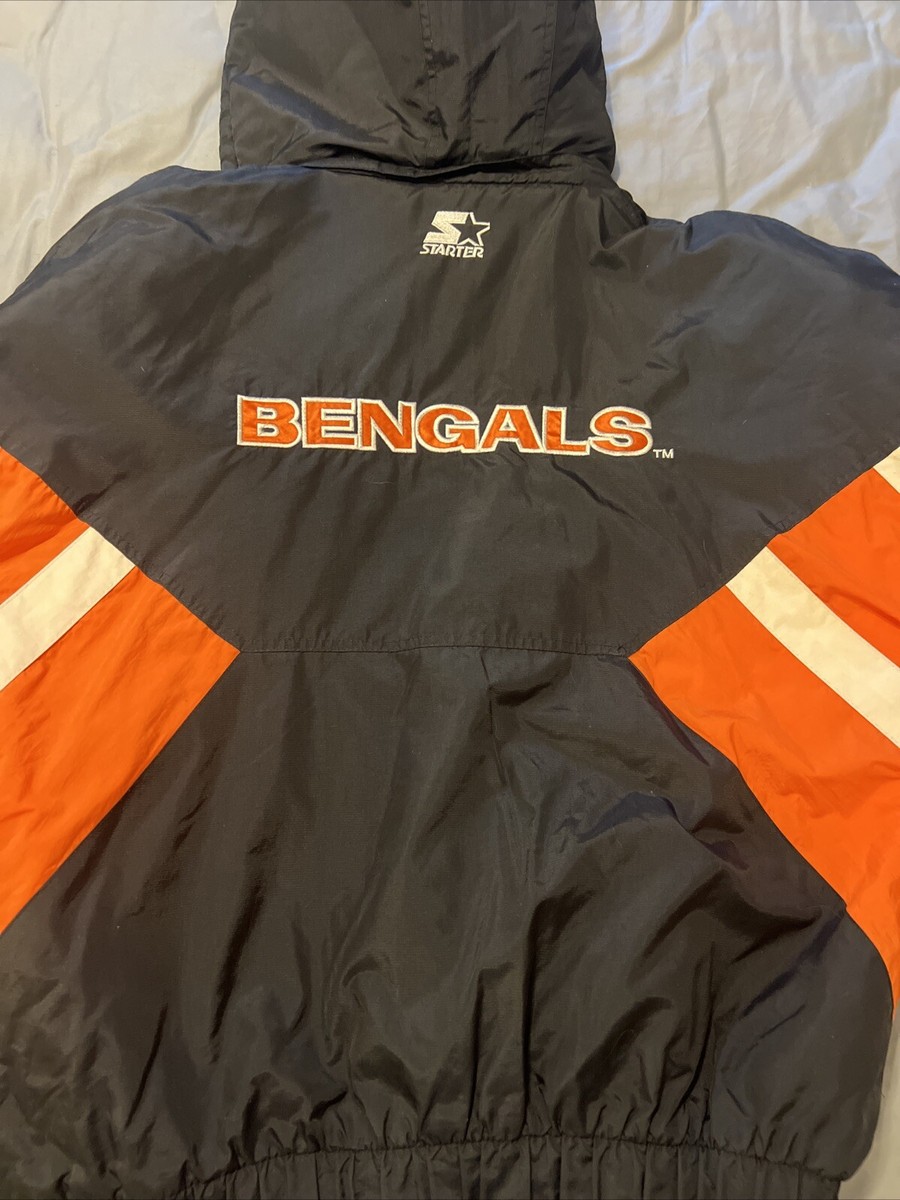 Vintage cincinnati bengals Starter Jacket Pullover XL Rare Vintage cincinnati bengals Starter Jacket Pullover XL Rare