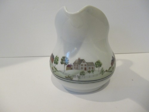Estee Lauder porcelain Pitcher American country Scenes 1978 - Picture 2 of 6