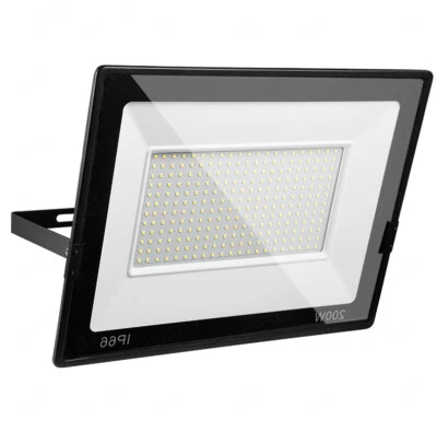 CERBIUT Proyector LED Exterior 10W-200W 230V Proyector IP66 Lámpara Exterior Floodlight