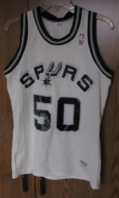 DAVID ROBINSON SAN ANTONIO SPURS JERSEY SZ MEDIUM SAND KNIT NBA