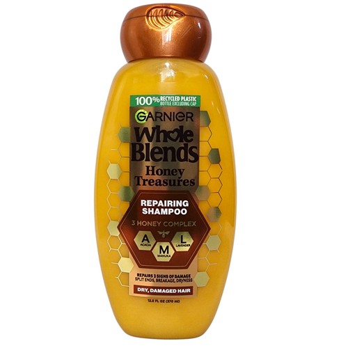 GARNIER Whole Blends HONEY TREASURES Repairing SHAMPOO 12.5 oz ( 2 Pack ) - Picture 2 of 6