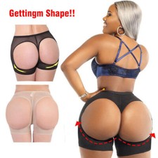 BOOTY BRA BUTT LIFTER SHAPER PANTY HIP ENHANCER LOW WAIST BOY SHORTS UNDERWEAR