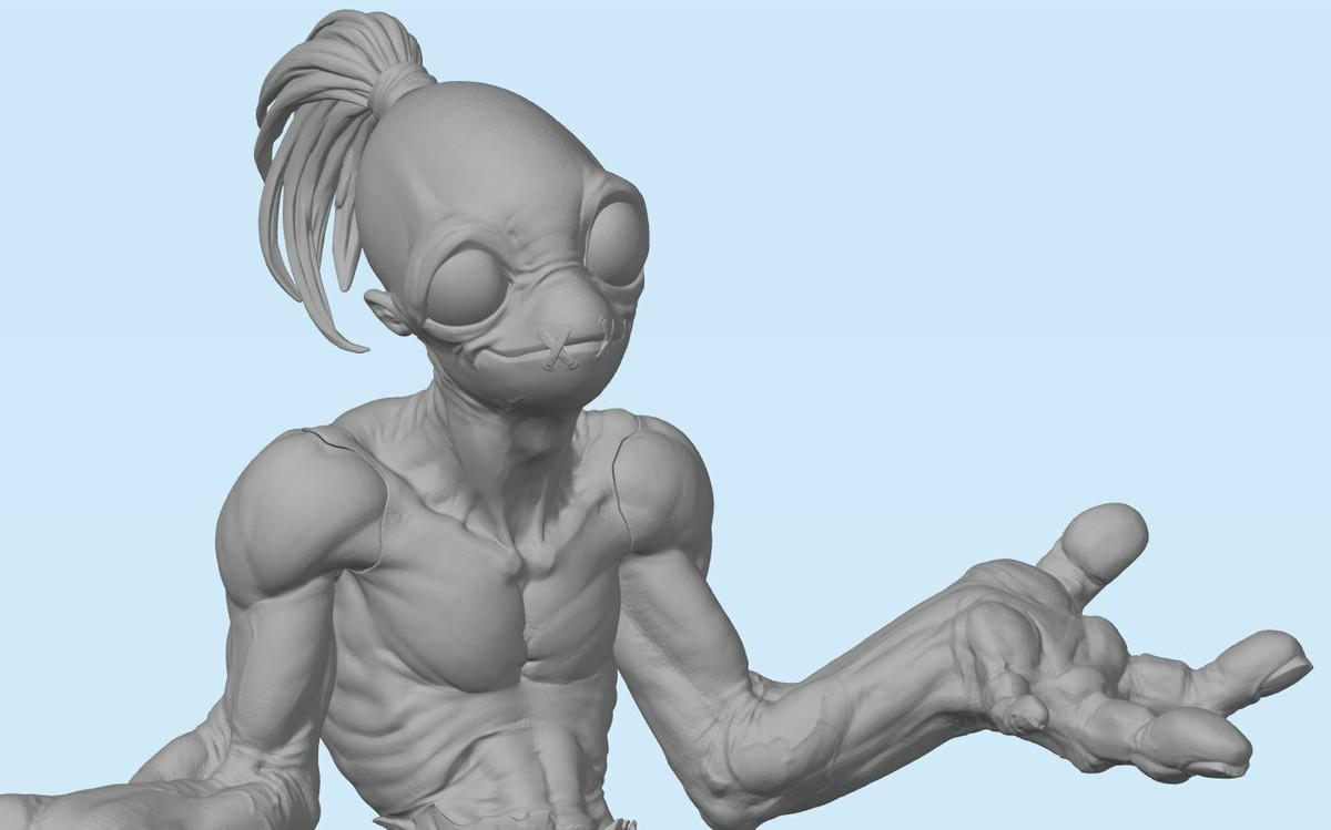 Abe Oddworld Figure / Model / Garage Kit, Fan Art Oddysee
