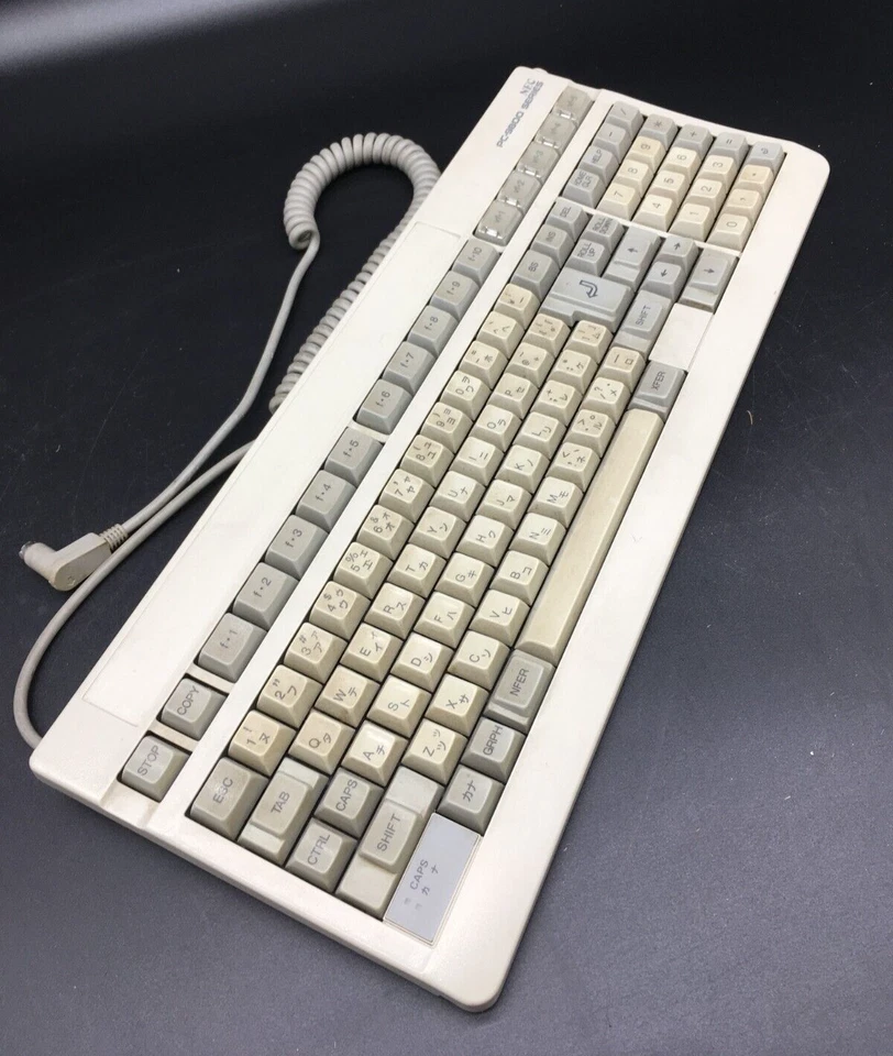 Vintage NEC PC-9800 Series Teclado Vintage Lixo Como Está Operação não confirmada - Imagem 3 de 4