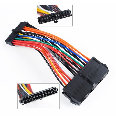 ATX Power Supply 24 Pin to Mini 24 Pin Cable For Dell Optiplex 760 780 960 980