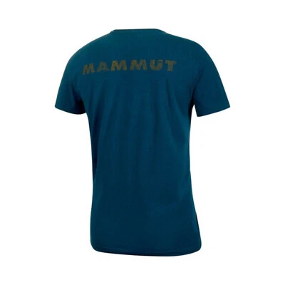 Mammut Logo S/S T-Shirt Poseidon 2019 Tee Neu S M L XL Trekking Alpine Berg - Bild 1 von 2
