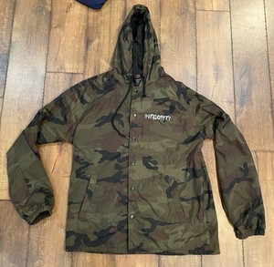 Integrity Band Camo Windbreaker Jacket Sz L Rot In Hell Earth Crisis Vegas Gism Ebay