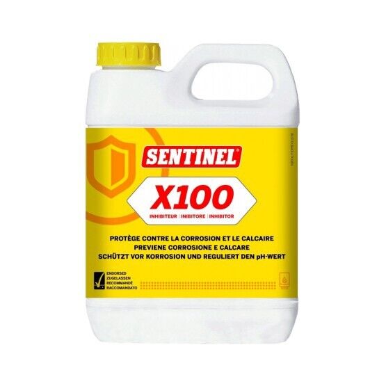 Inhibiteur de corrosion - installations de chauffage - 1 L - X100 SENTINEL