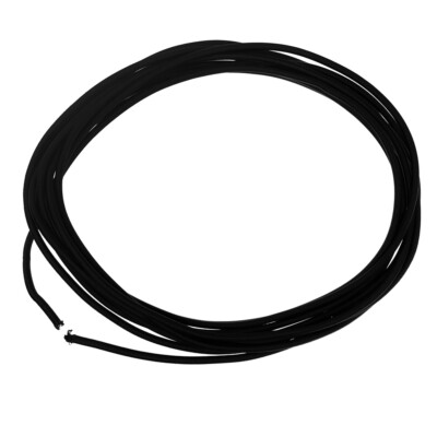 Paracord Planet 1/4'' x 25 US Made Shock Cord - Black Elastic Bungie Cable