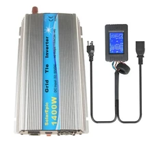 1400W Grid Tie Inverter DC18/36V to AC110/220V Solar Inverter Pure Sine Wave LCD