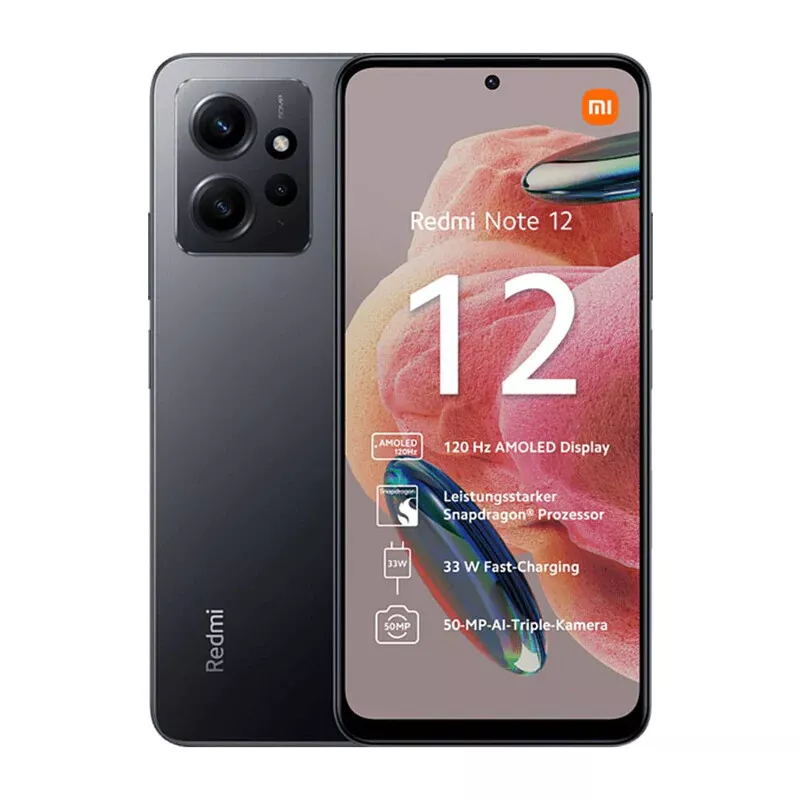 REDMI NOTE 12-4+128-GRIS Smartphone Xiaomi Redmi Note 12 6.67