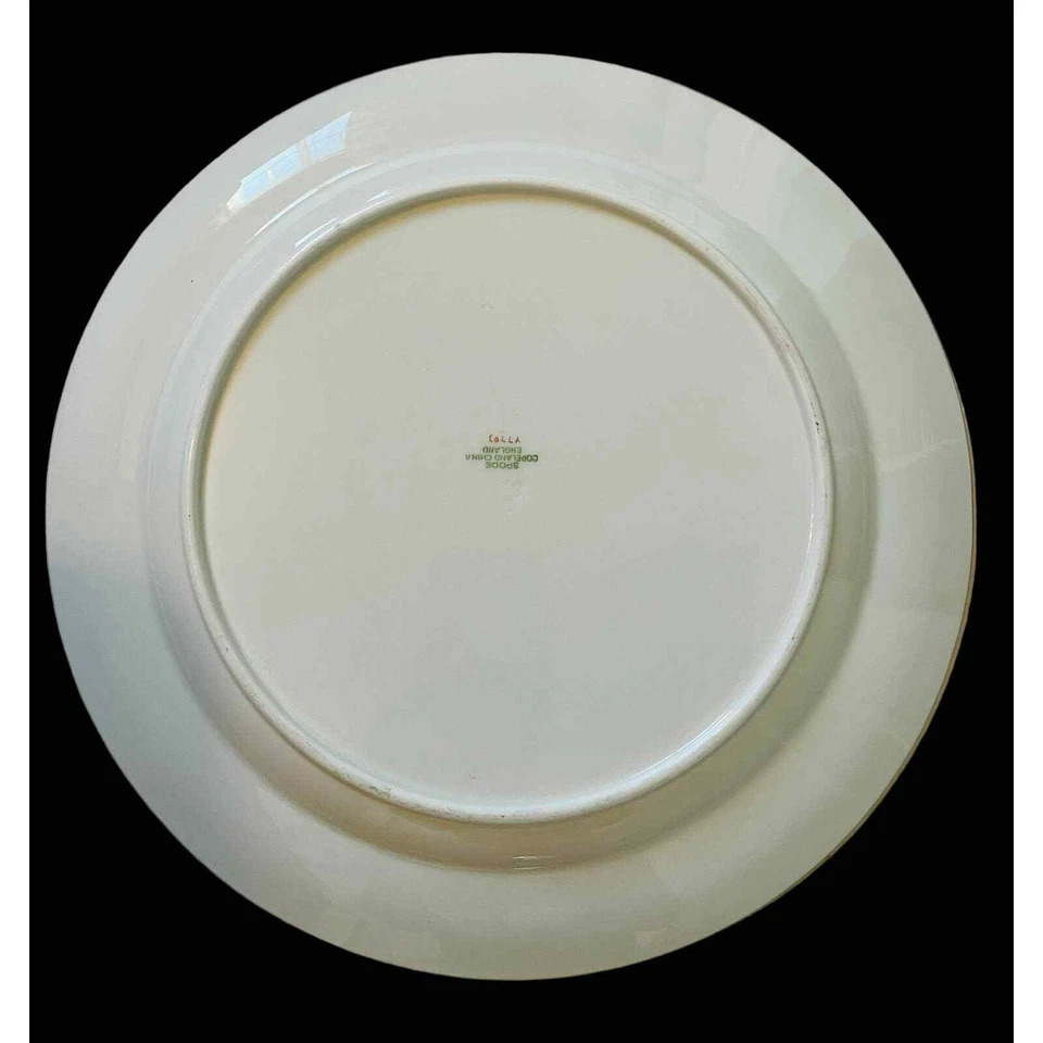 Copeland Spode Claridge Dinner Plates. Ruby Red and Gold. Set of 2 - Image 4 of 4