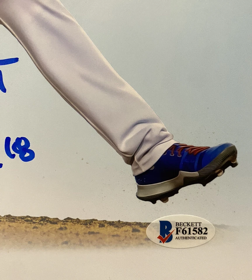 WALKER BUEHLER AUTOGRAPH SIGNED 11x14 PHOTO LA DODGERS BECKETT COA 3 - Image 3 of 4