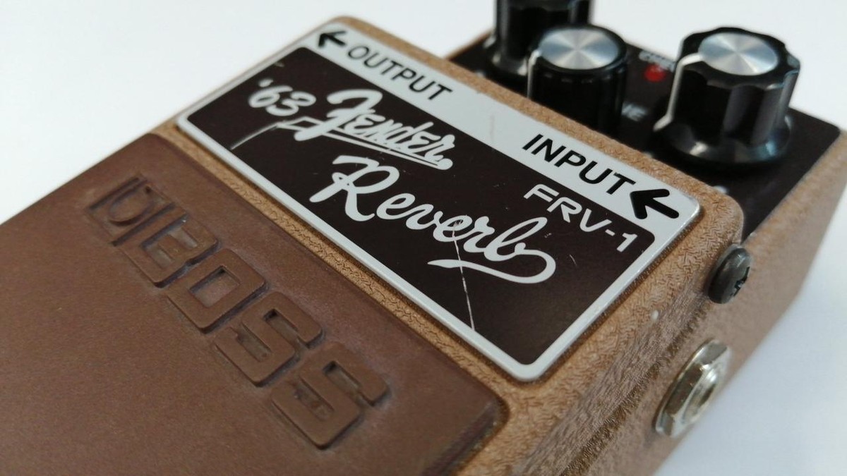 BOSS FRV-1 Fender Reverb Guitar Effect Pedal Excellent Condition