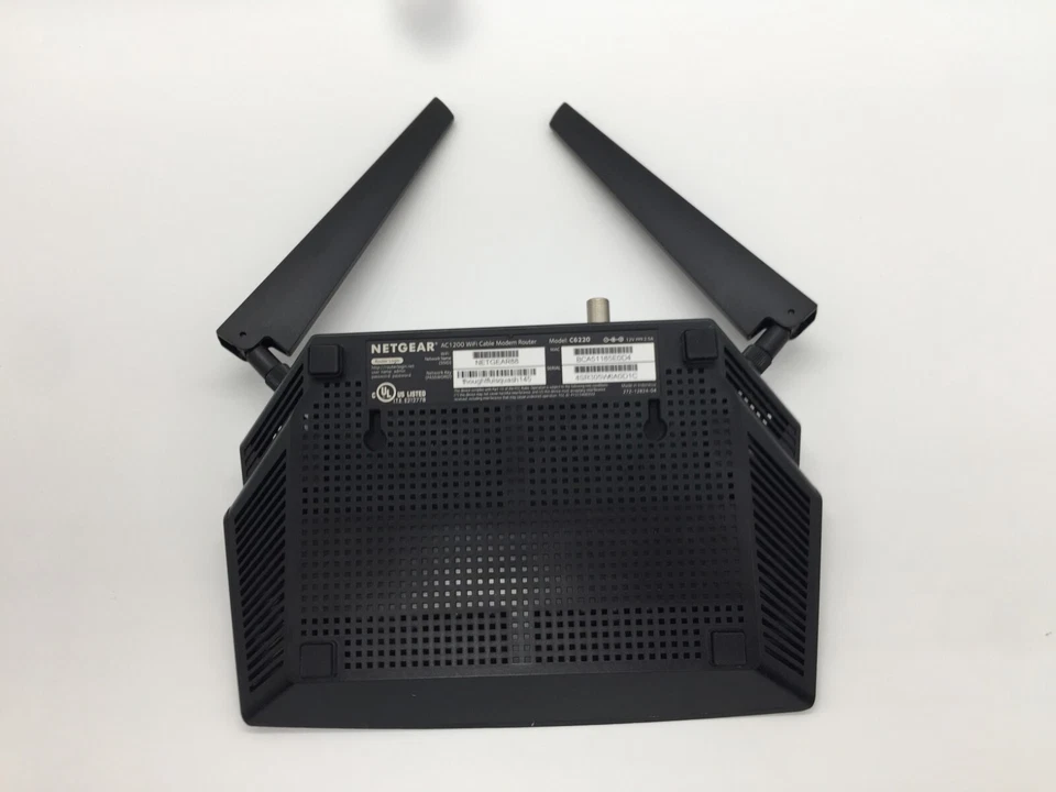 NETGEAR AC1200 WiFi Cable Modem Router Model C6220 NO POWER ADAPTER FREE S/H - Image 3 of 4