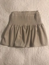 GB Girls - Khaki Uniform Skirt Size Small Corduroy