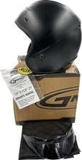 GMAX OF-2 OPEN-FACE HELMET MATTE BLACK LARGE - G1020076