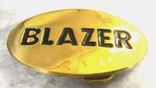NOS - Vintage BLAZER SUV TRUCK Solid Brass Belt Buckle 1970'S - RARE CHEVROLET