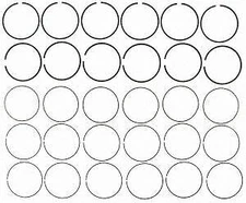 Premiumium Piston Rings  Mahle Original  41915CP.020