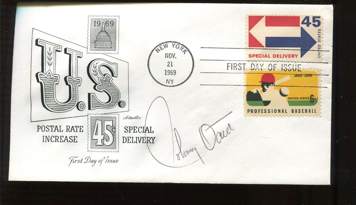 JOHNNY OATES BASEBALL PLAYER SIGNED COVER LV5110 | eBay