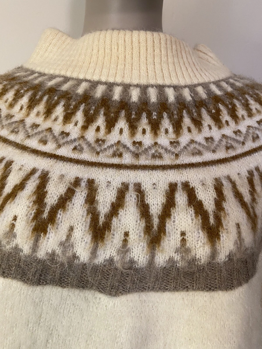 Vintage 60s/70s Penneys Towncraft Acrylic/Mohair Wool Cardigan Sweater Sz L