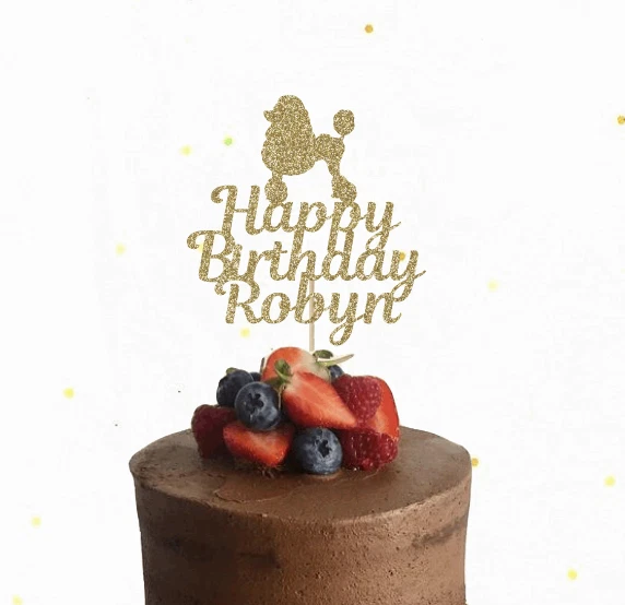 Poodle birthday cake cheap