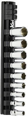 Koken 6.35mm plug Z-EAL semi-deep socket rail set 9 pieces RS2300XZ9 Japan