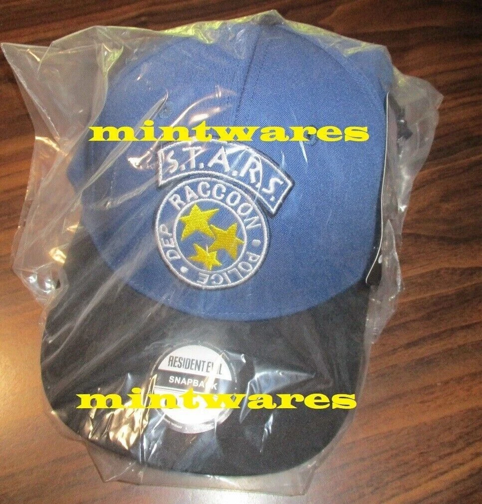 Resident Evil S.T.A.R.S. Racoon Police Dep Adjustable Snapback Baseball Cap NEW