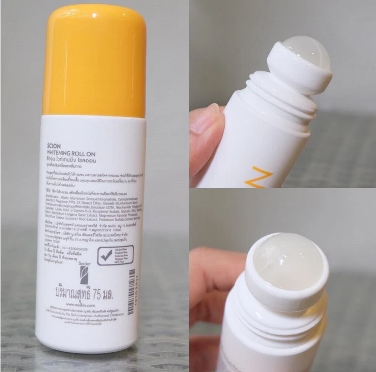 NU SKIN Scion Blanqueador de Axilas Roll On Protección 24 Horas Desodorante 75 ml Foto 4 de 4