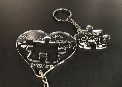 valentines keyrings for him