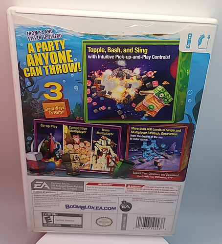 Boom Blox: Bash Party (Nintendo Wii, 2009) Completo En Caja En Caja Con Manual e Inserto - Imagen 2 de 5