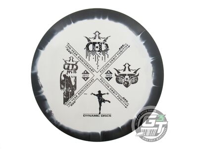 USED Dynamic Discs 10-Year Fuzion Orbit Fugitive 178g Black-White Mid Golf Disc