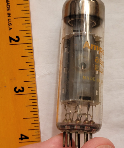 Rare Amperex 6BQ5, EL84 electron tube made in Gt Britain, new - Picture 5 of 8