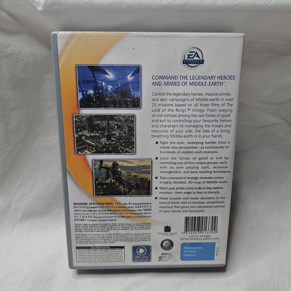 Lord of the Rings: The Battle for Middle-Earth PC Game 5 Discs inc Manual Disc  - Image 2 of 4