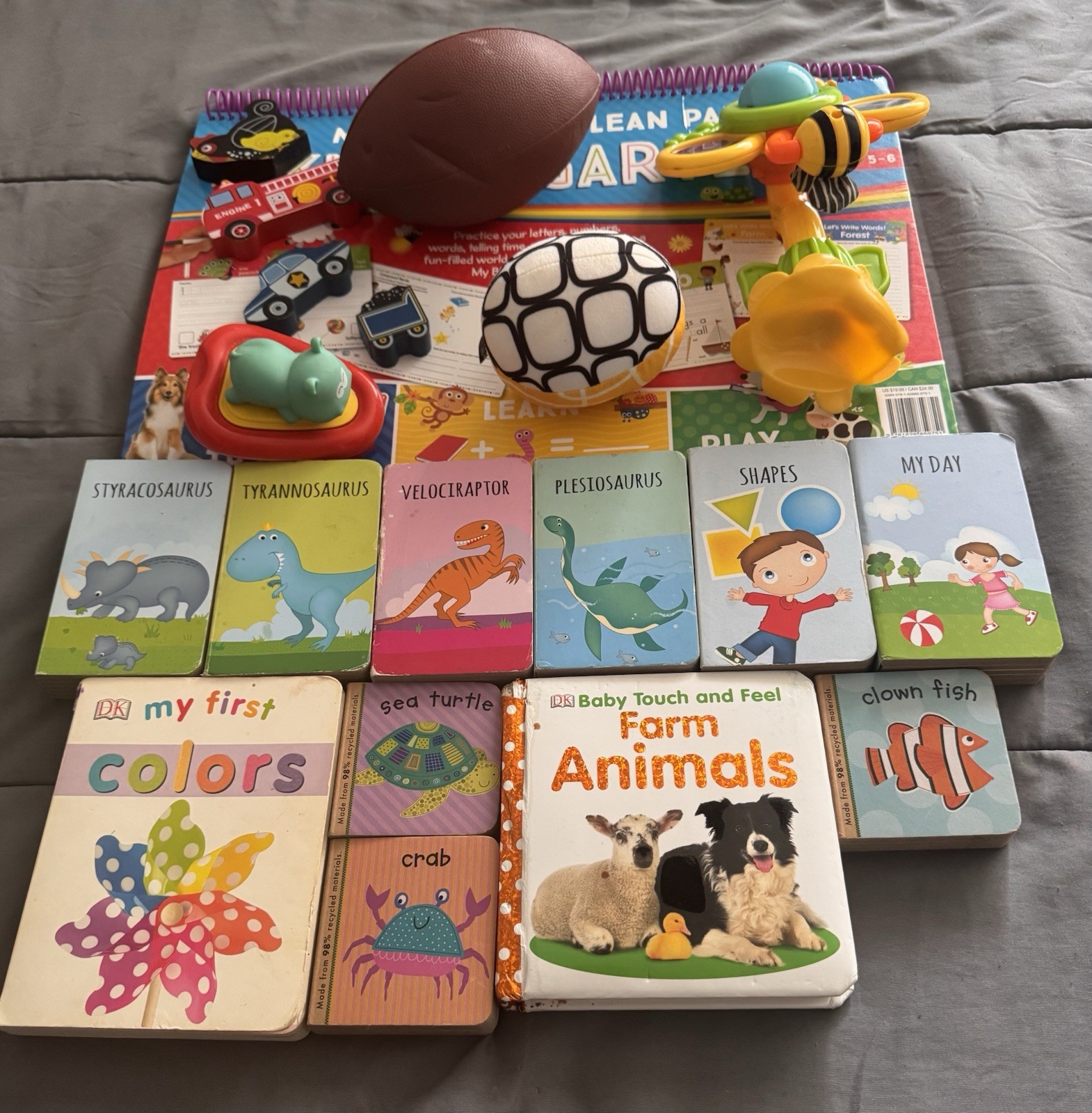 DK Board Books Lot Farm Animals & Developmental Toys for Ages 1-4