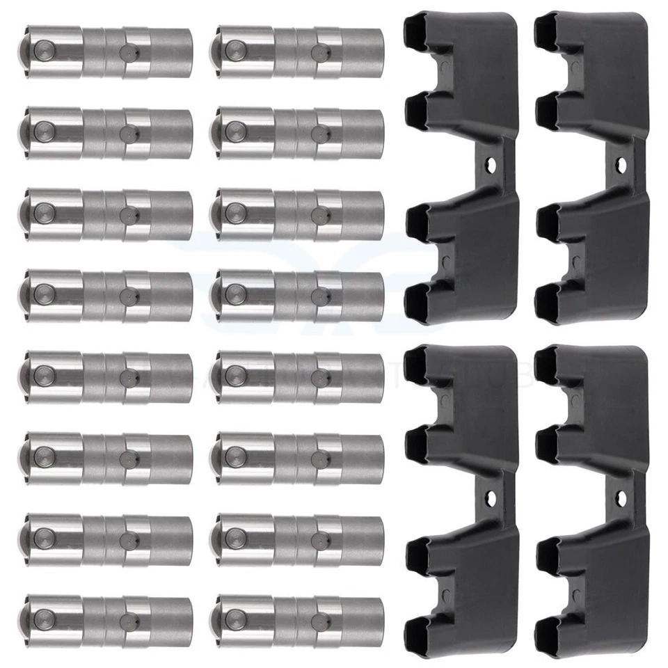 16x Lifters+ 4x Guide Trays For 1997-2013 Chevy Corvette 2000-2009 GMC Yukon V8 Foto 2 de 4