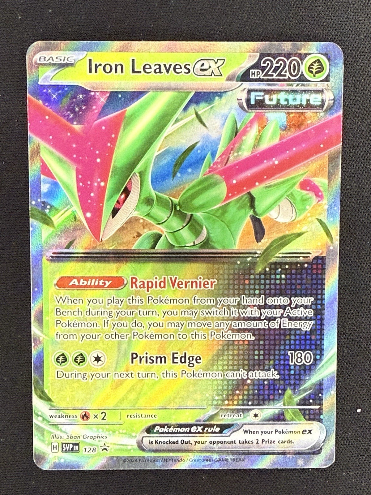 Iron Leaves ex - 128 - Pokemon TCG Black Star Promo (2024) - Holo