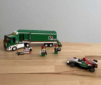 LEGO City 60025 Grand Prix Truck Racing 315pc Complete w/ instructions No Box