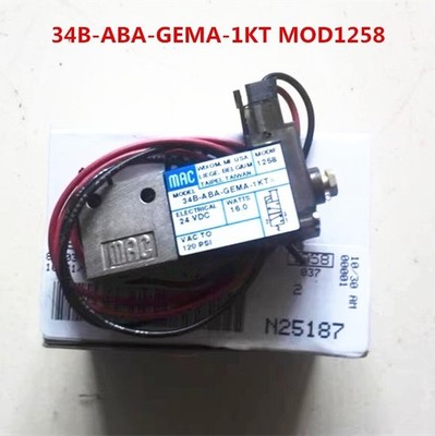 1 Pc. New Solenoid Valve 34B-ABA-GEMA-1KT #xh