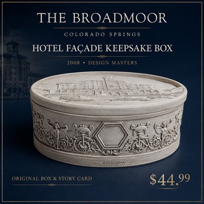 Keepsake Box   The Broadmoor Hotel Colorado Springs 2008 Design Masters NIB