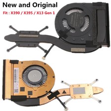 CPU Fan Heatsink Cooler For Lenovo Thinkpad X390 X13 Gen 1 X395 02DL970 01AW748